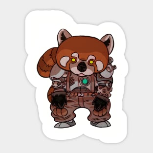 moreau-bot red panda Sticker